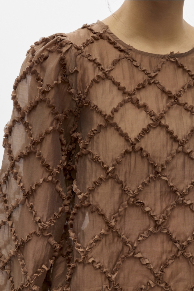 Object bruine dames blouse |