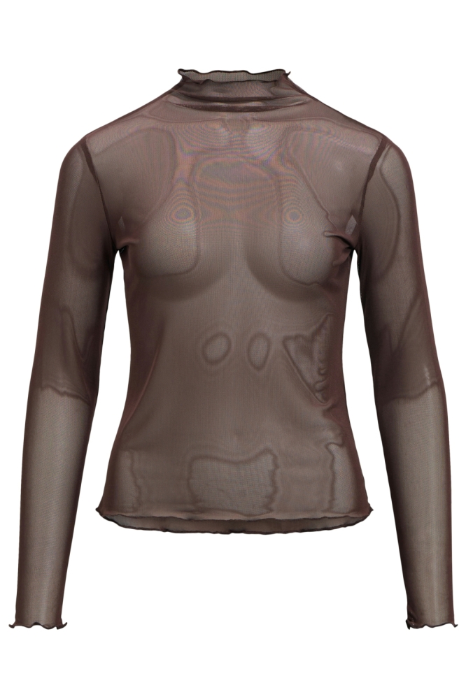 Object bruine dames top | Vooraanzicht