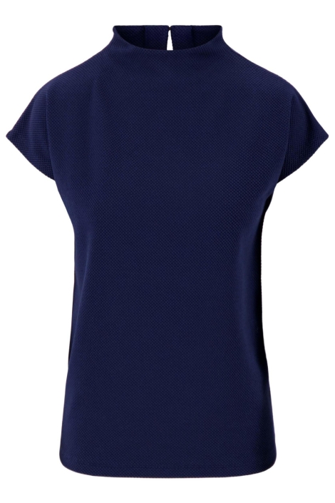 Zusss blauwe dames t-shirt | Vooraanzicht