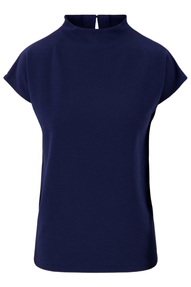 Zusss blauwe dames t-shirt | Vooraanzicht