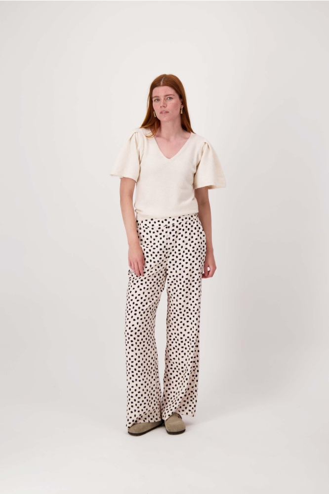 Zusss ecru dames trui | Model