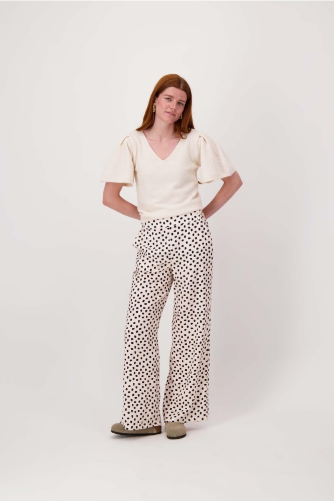 Zusss ecru dames trui | Model