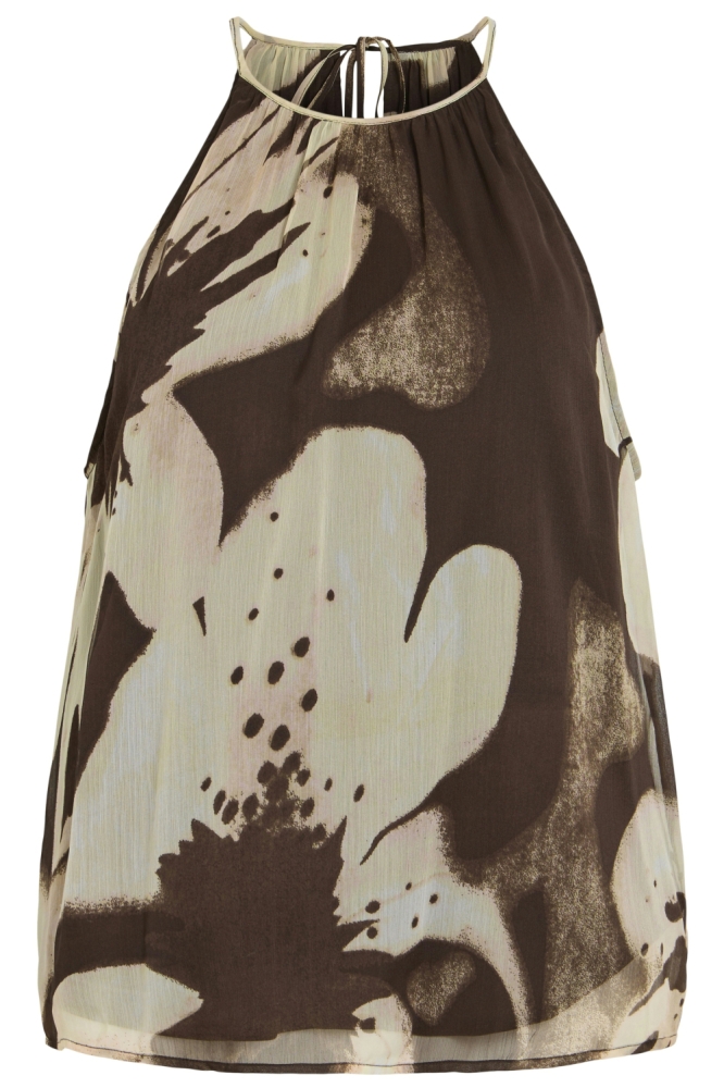 Vila bruine dames top | Vooraanzicht