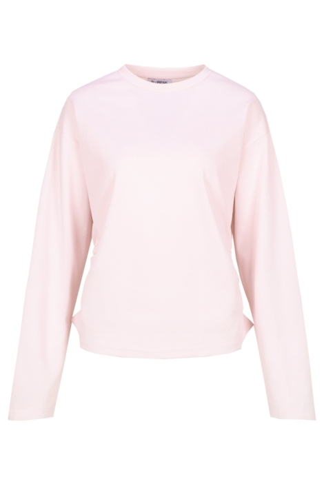 Fluresk roze dames t-shirt | Vooraanzicht