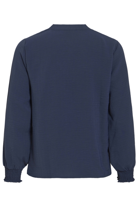 Vila blauwe dames blouse | Achteraanzicht