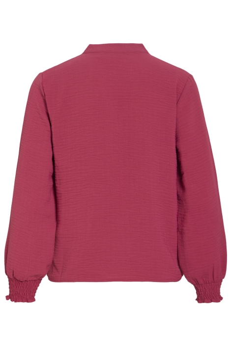 Vila bordeaux dames blouse | Achteraanzicht