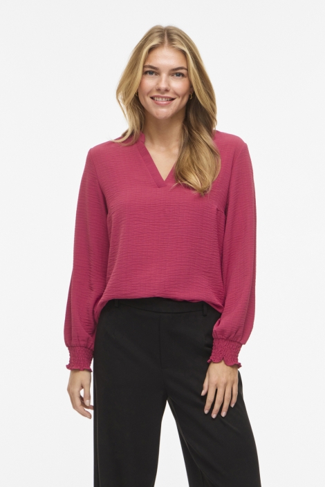 Vila bordeaux dames blouse | Model
