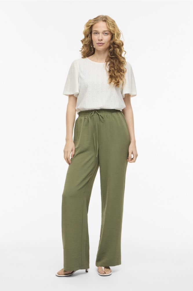 Vila witte dames t-shirt | Model