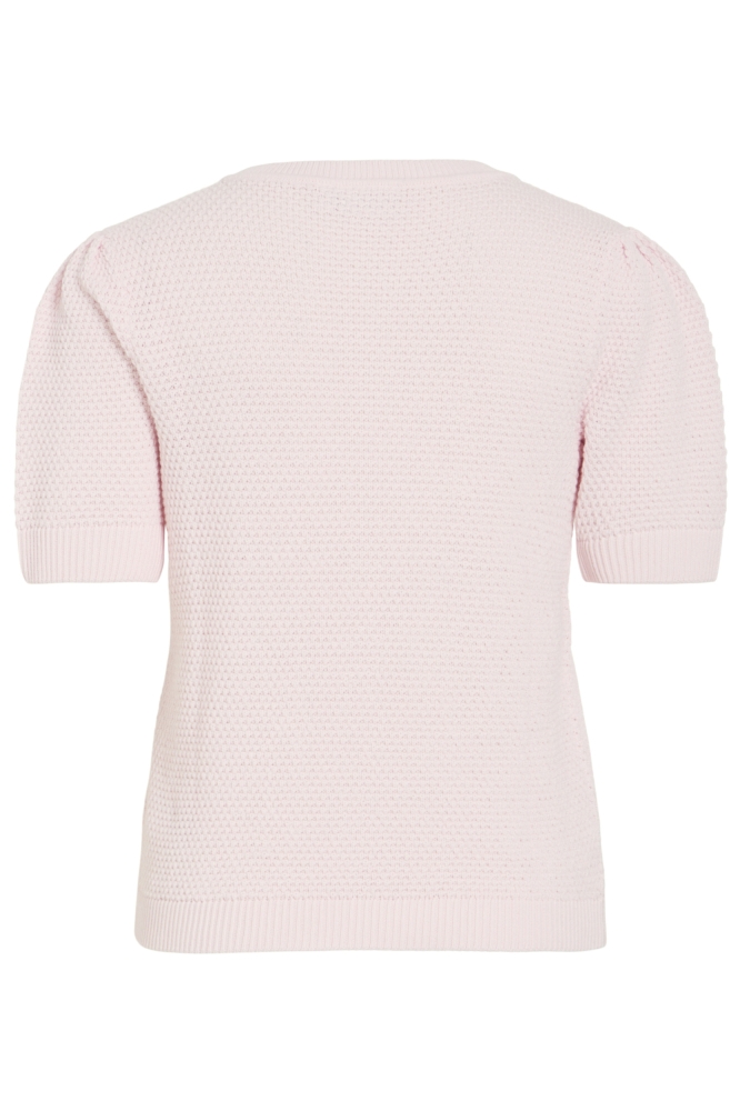 Vila roze dames t-shirt | Achteraanzicht