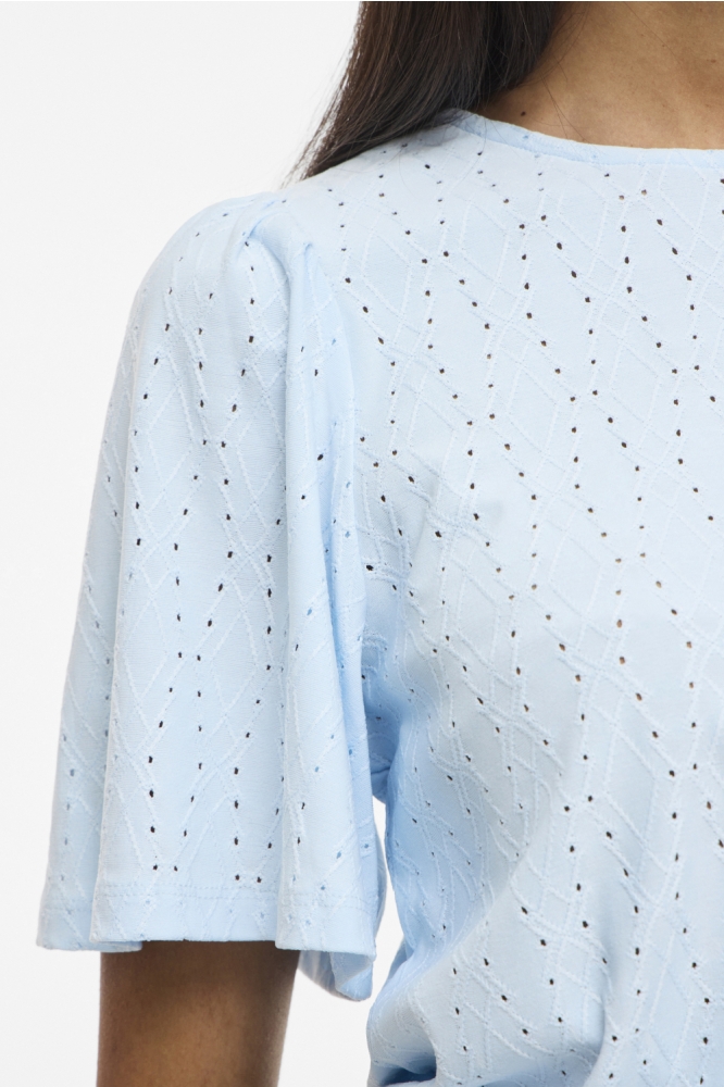 Vila blauwe dames t-shirt | Unique Selling Point