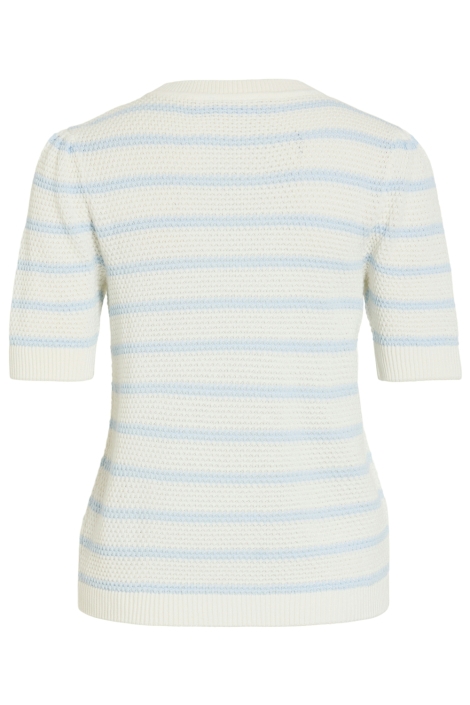 Vila witte dames t-shirt | Achteraanzicht