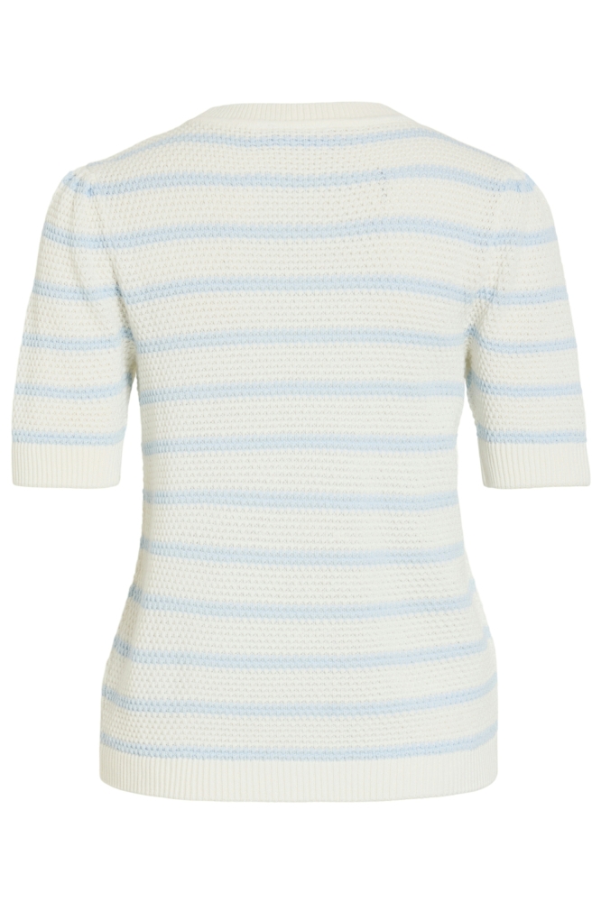 Vila witte dames t-shirt | Achteraanzicht