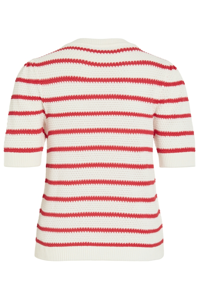 Vila witte dames trui | Achteraanzicht