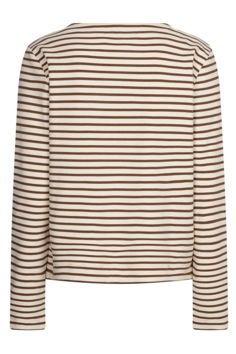 Red Button beige dames t-shirt | Achteraanzicht