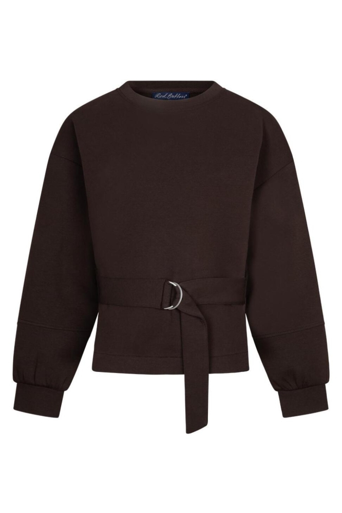 Red Button bruine dames sweater | Vooraanzicht