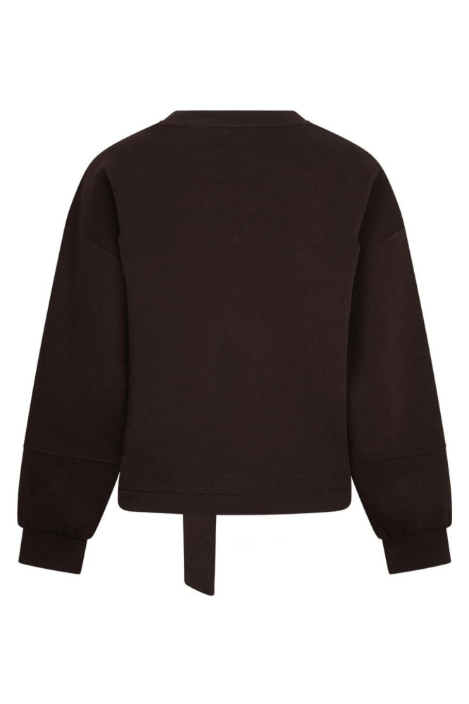 Red Button bruine dames sweater | Achteraanzicht
