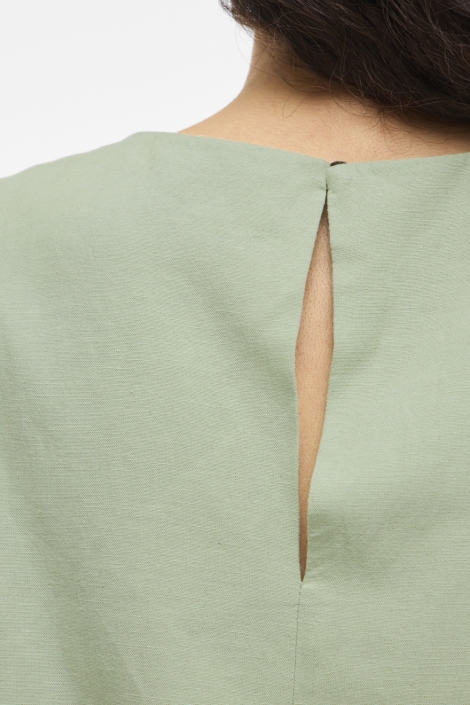Vila groene dames top | Close up