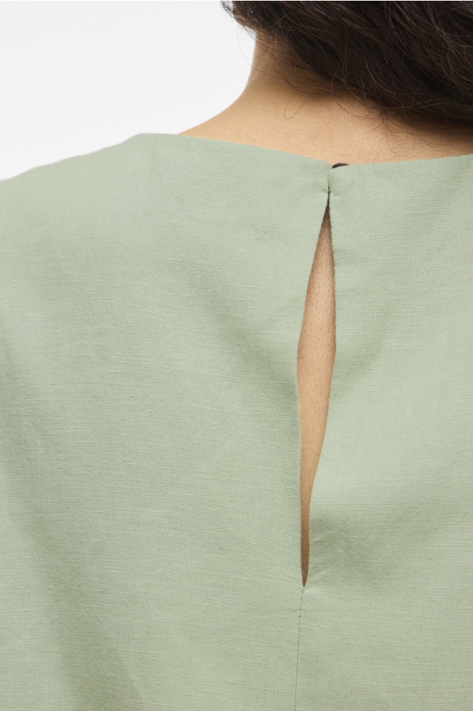Vila groene dames top | Close up