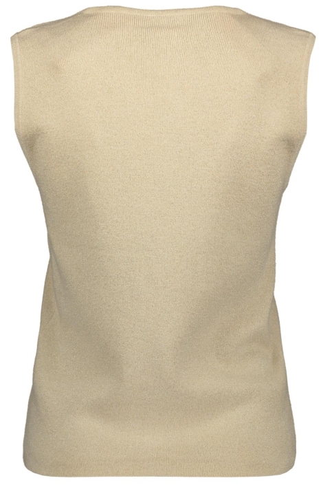 Vila zand dames gilet | Achteraanzicht