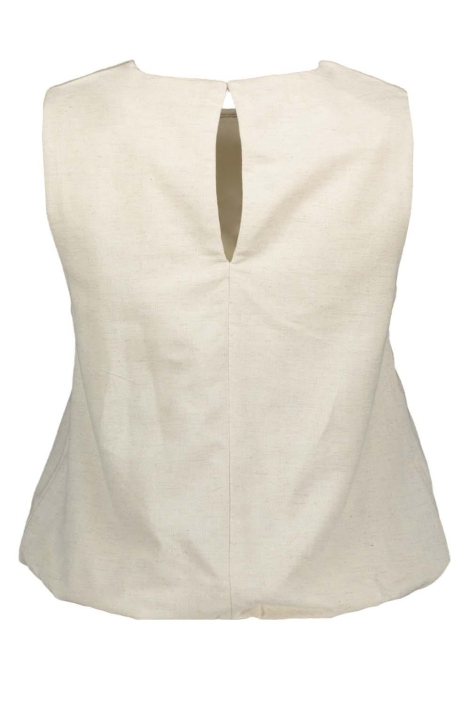 Vila zand dames top | Achteraanzicht