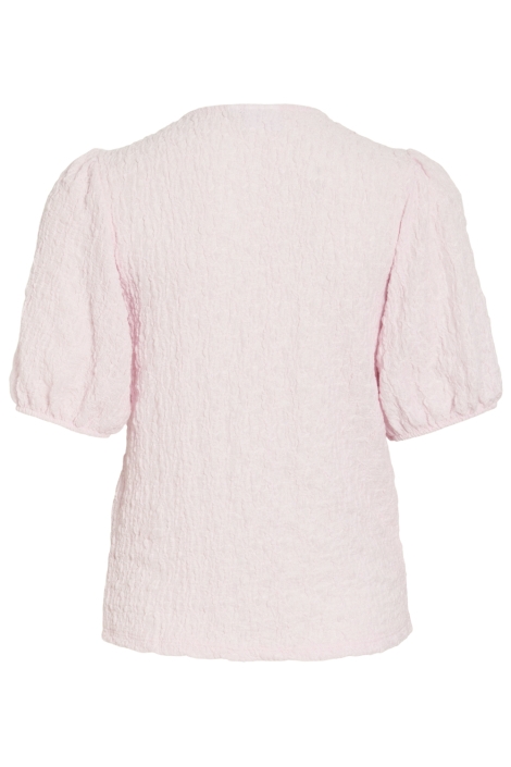 Vila roze dames t-shirt | Achteraanzicht