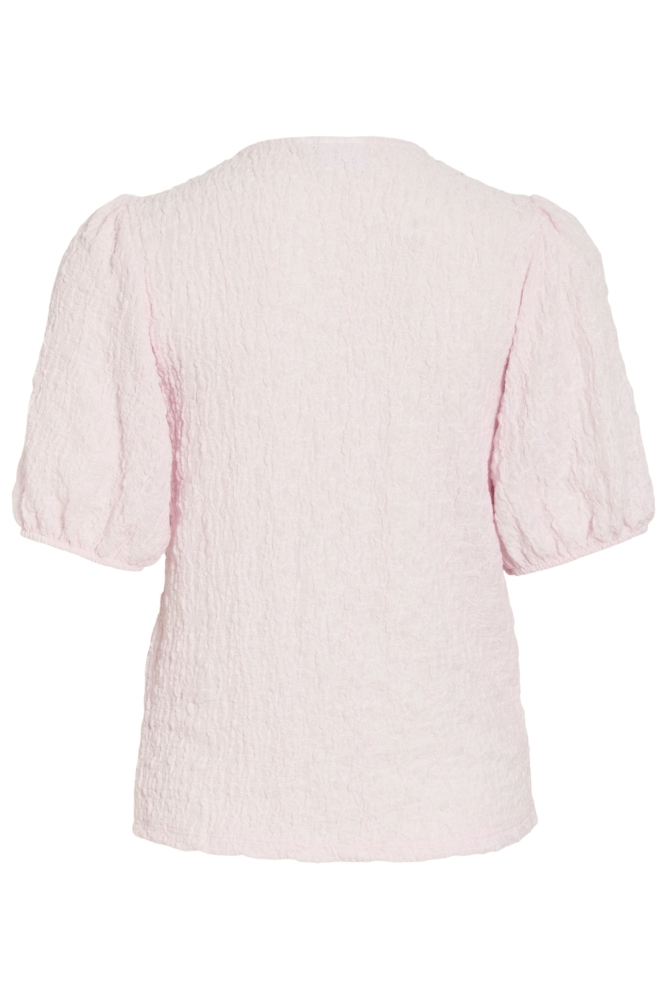 Vila roze dames t-shirt | Achteraanzicht