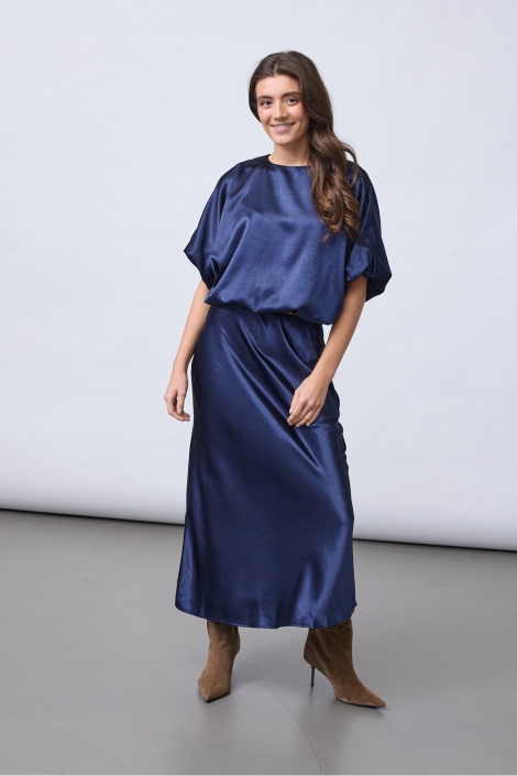 SisterS point blauwe dames blouse | Model