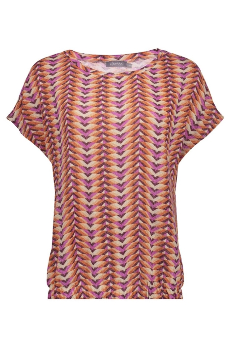 Geisha paarse dames t-shirt | Vooraanzicht