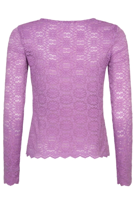 Ydence paarse dames top | Achteraanzicht