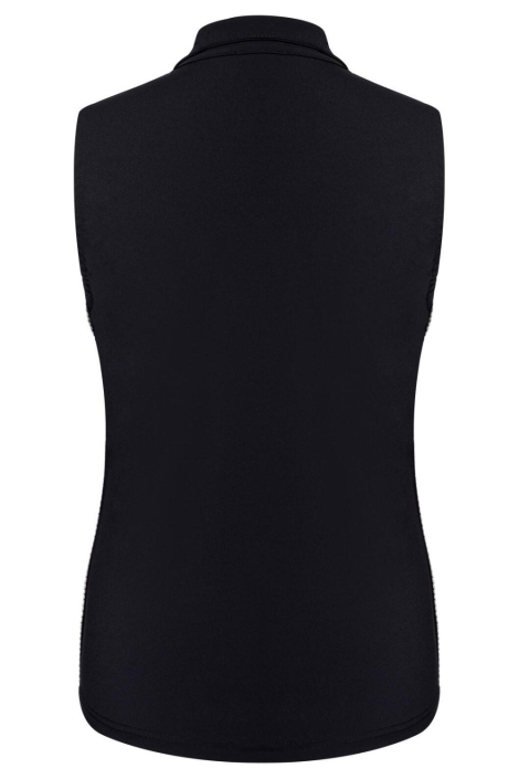 Kimara blauwe dames top | Achteraanzicht