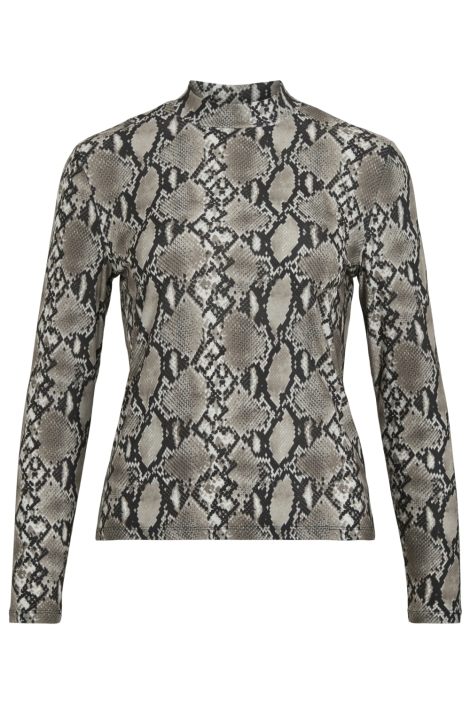 Vila grijze dames top | Vooraanzicht