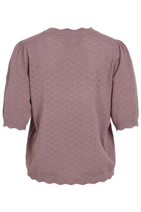 Vila roze dames t-shirt | Achteraanzicht