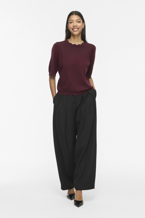Vila bordeaux dames trui | Model