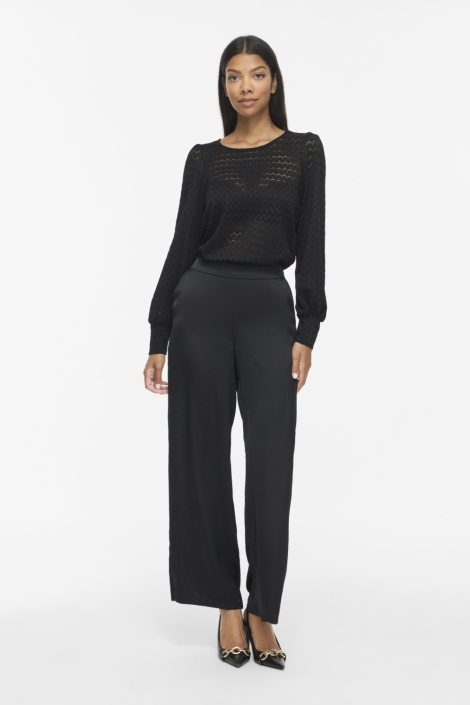 Vila zwarte dames blouse | Model