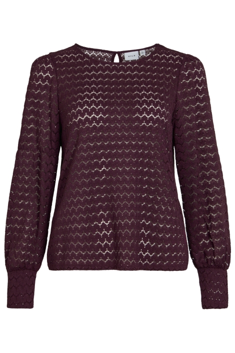 Vila bordeaux dames blouse | Vooraanzicht