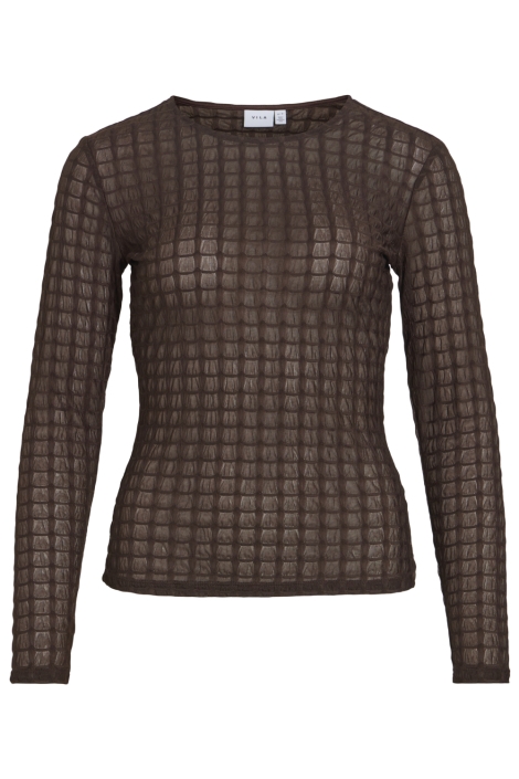 Vila bruine dames top | Vooraanzicht