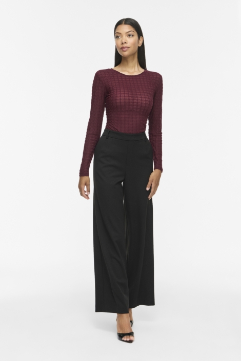 Vila bordeaux dames top | Model