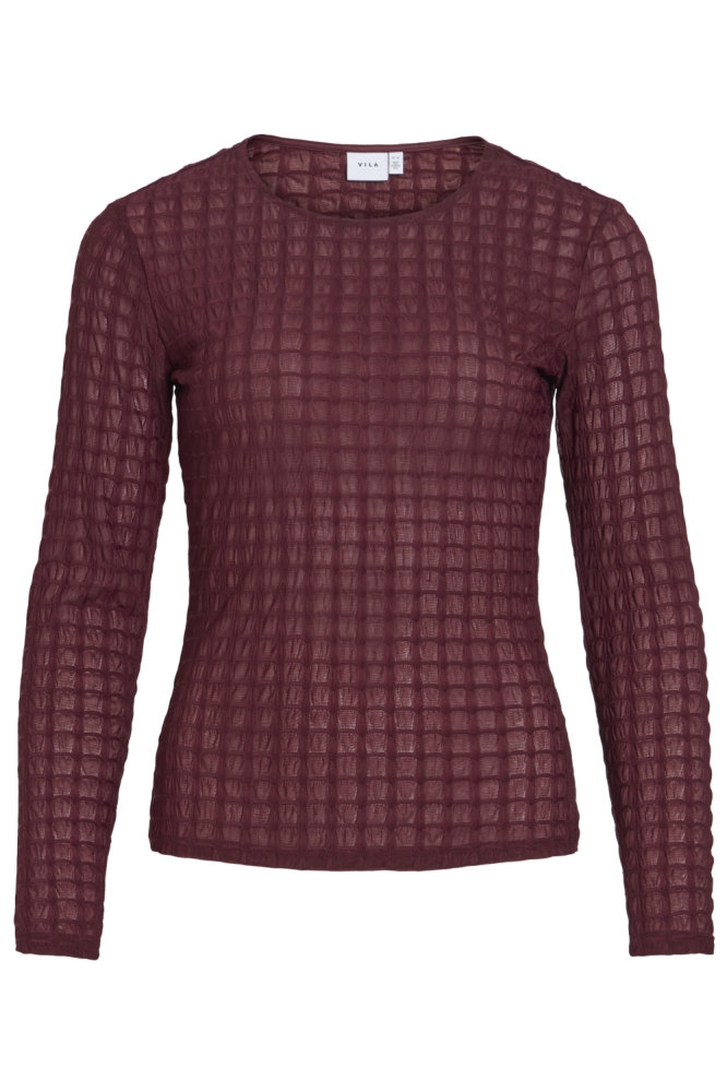 Vila bordeaux dames top | Vooraanzicht