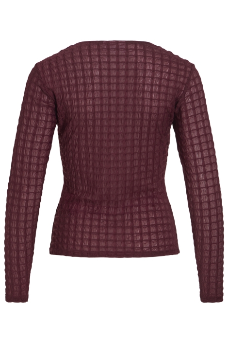Vila bordeaux dames top | Achteraanzicht