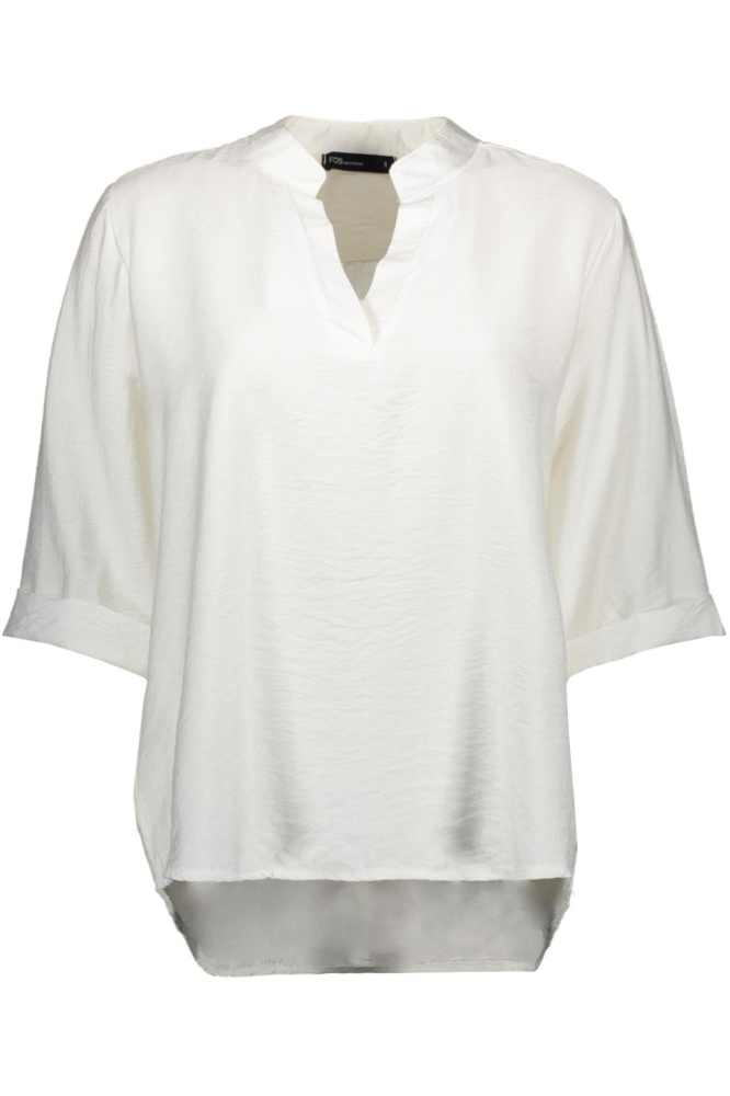 FOS Amsterdam witte dames blouse | Vooraanzicht