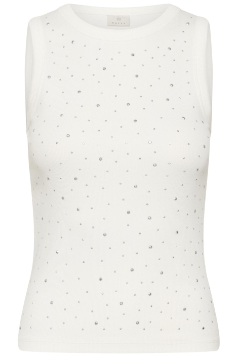 Kaffe witte dames top | Vooraanzicht