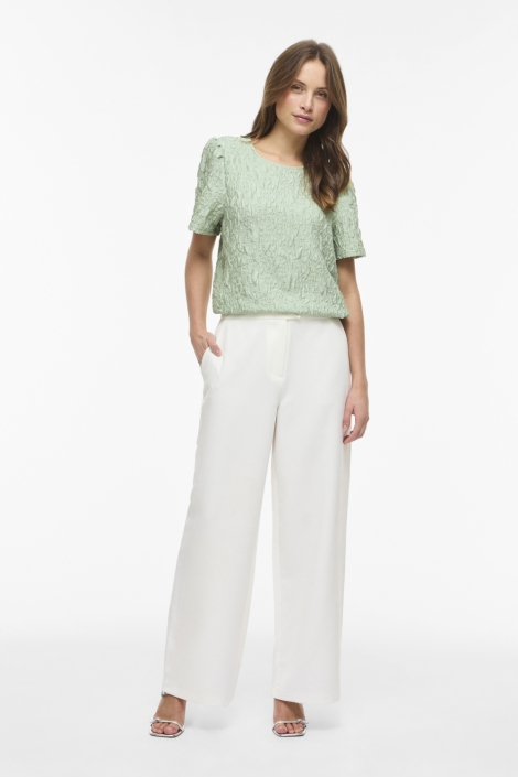 Vila groene dames t-shirt | Model