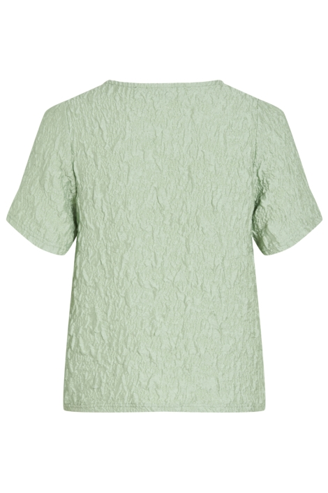 Vila groene dames t-shirt | Achteraanzicht