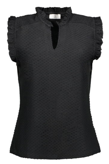 NED Top PLUMET SL JERSEY DOT TRICOT 26S U406 02 900 black