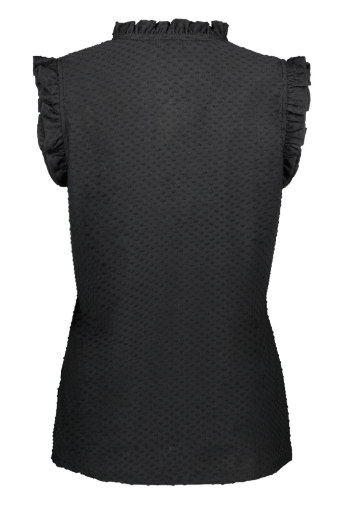 NED zwarte dames top | Achteraanzicht