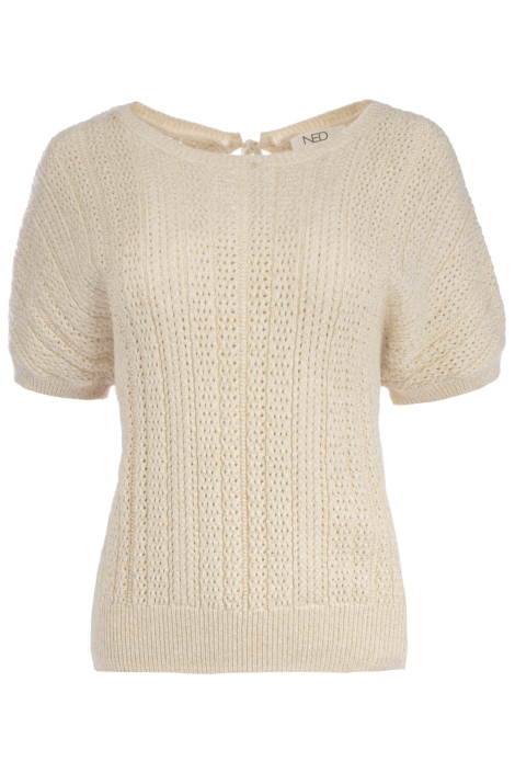 NED beige dames trui | Vooraanzicht