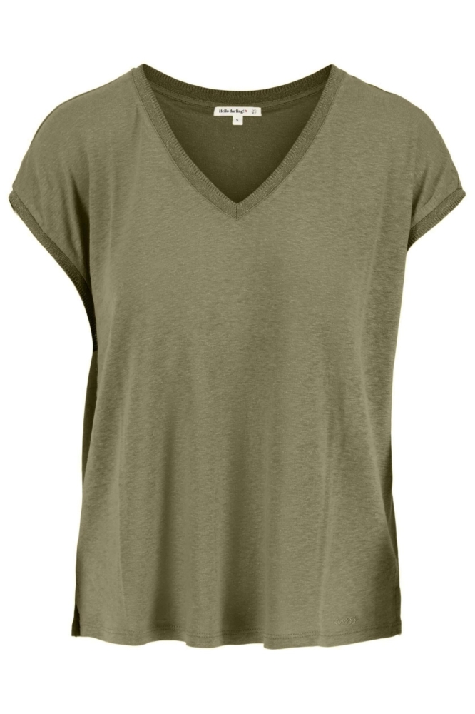 Zusss groene dames t-shirt | Vooraanzicht