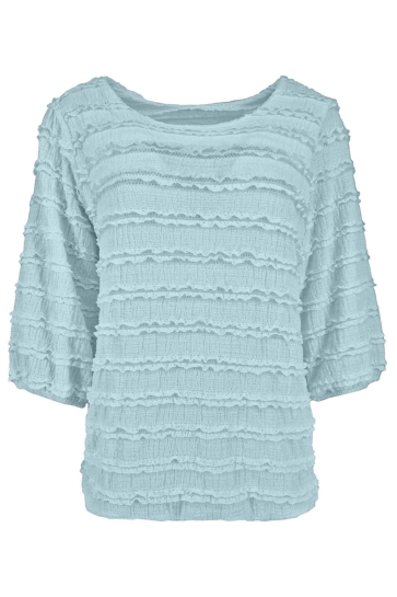 FOS Amsterdam 7716 bobo kant ruffle Blauw