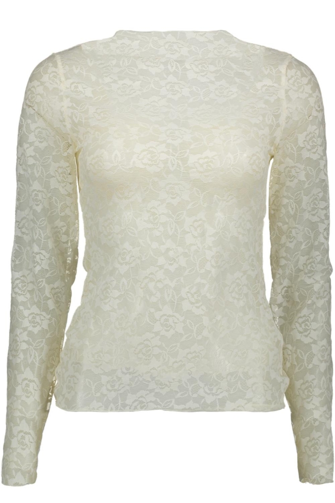 Vila ecru dames top | Vooraanzicht