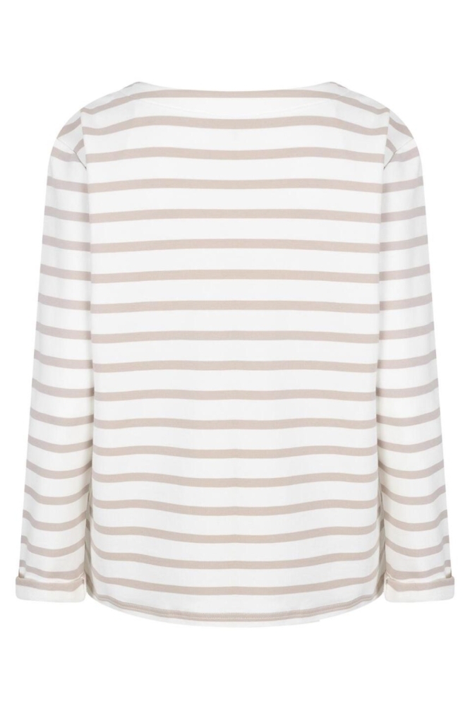 Red Button witte dames t-shirt | Achteraanzicht